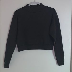 Mock turtle neck sweatshirt